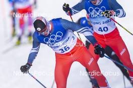 19.02.2022, Beijing, China (CHN): Petr Knop (CZE) - XXIV. Olympic Winter Games Beijing 2022, cross-country, mass men, Beijing (CHN). www.nordicfocus.com. © Thibaut/NordicFocus. Every downloaded picture is fee-liable.