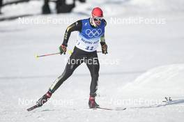 19.02.2022, Beijing, China (CHN): Lucas Boegl (GER) - XXIV. Olympic Winter Games Beijing 2022, cross-country, mass men, Beijing (CHN). www.nordicfocus.com. © Modica/NordicFocus. Every downloaded picture is fee-liable.