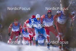 19.02.2022, Beijing, China (CHN): Clement Parisse (FRA) - XXIV. Olympic Winter Games Beijing 2022, cross-country, mass men, Beijing (CHN). www.nordicfocus.com. © Thibaut/NordicFocus. Every downloaded picture is fee-liable.