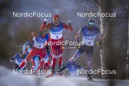 19.02.2022, Beijing, China (CHN): Alexander Bolshunov (ROC) - XXIV. Olympic Winter Games Beijing 2022, cross-country, mass men, Beijing (CHN). www.nordicfocus.com. © Thibaut/NordicFocus. Every downloaded picture is fee-liable.