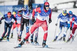 19.02.2022, Beijing, China (CHN): Artem Maltsev (ROC) - XXIV. Olympic Winter Games Beijing 2022, cross-country, mass men, Beijing (CHN). www.nordicfocus.com. © Modica/NordicFocus. Every downloaded picture is fee-liable.