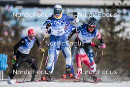 20.02.2022, Beijing, China (CHN): Jonna Sundling (SWE), Rosie Brennan (USA), (l-r)  - XXIV. Olympic Winter Games Beijing 2022, cross-country, mass women, Beijing (CHN). www.nordicfocus.com. © Modica/NordicFocus. Every downloaded picture is fee-liable.