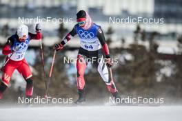 20.02.2022, Beijing, China (CHN): Laura Leclair (CAN) - XXIV. Olympic Winter Games Beijing 2022, cross-country, mass women, Beijing (CHN). www.nordicfocus.com. © Modica/NordicFocus. Every downloaded picture is fee-liable.