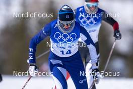 20.02.2022, Beijing, China (CHN): Johanna Matintalo (FIN) - XXIV. Olympic Winter Games Beijing 2022, cross-country, mass women, Beijing (CHN). www.nordicfocus.com. © Thibaut/NordicFocus. Every downloaded picture is fee-liable.