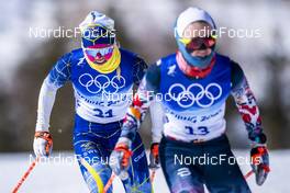 20.02.2022, Beijing, China (CHN): Emma Ribom (SWE) - XXIV. Olympic Winter Games Beijing 2022, cross-country, mass women, Beijing (CHN). www.nordicfocus.com. © Thibaut/NordicFocus. Every downloaded picture is fee-liable.
