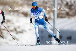 20.02.2022, Beijing, China (CHN): Delphine Claudel (FRA) - XXIV. Olympic Winter Games Beijing 2022, cross-country, mass women, Beijing (CHN). www.nordicfocus.com. © Modica/NordicFocus. Every downloaded picture is fee-liable.
