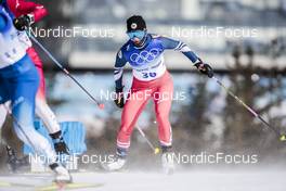 20.02.2022, Beijing, China (CHN): Katerina Janatova (CZE) - XXIV. Olympic Winter Games Beijing 2022, cross-country, mass women, Beijing (CHN). www.nordicfocus.com. © Modica/NordicFocus. Every downloaded picture is fee-liable.