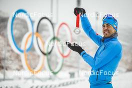 18.02.2022, Beijing, China (CHN): Federico Pellegrino (ITA) - XXIV. Olympic Winter Games Beijing 2022, cross-country, medals, Beijing (CHN). www.nordicfocus.com. © Modica/NordicFocus. Every downloaded picture is fee-liable.