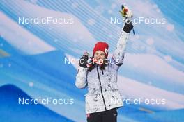 06.02.2022, Beijing, China (CHN): Natalia Nepryaeva (ROC) - XXIV. Olympic Winter Games Beijing 2022, cross-country, medals, Beijing (CHN). www.nordicfocus.com. © Modica/NordicFocus. Every downloaded picture is fee-liable.