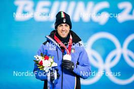 09.02.2022, Beijing, China (CHN): Federico Pellegrino (ITA) - XXIV. Olympic Winter Games Beijing 2022, cross-country, medals, Beijing (CHN). www.nordicfocus.com. © Modica/NordicFocus. Every downloaded picture is fee-liable.