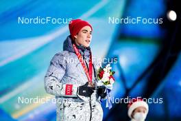 09.02.2022, Beijing, China (CHN): Alexander Terentev (ROC) - XXIV. Olympic Winter Games Beijing 2022, cross-country, medals, Beijing (CHN). www.nordicfocus.com. © Modica/NordicFocus. Every downloaded picture is fee-liable.
