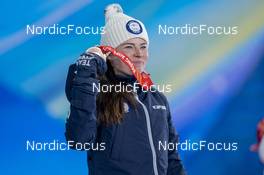 10.02.2022, Beijing, China (CHN): Krista Parmakoski (FIN) - XXIV. Olympic Winter Games Beijing 2022, cross-country, medals, Beijing (CHN). www.nordicfocus.com. © Thibaut/NordicFocus. Every downloaded picture is fee-liable.