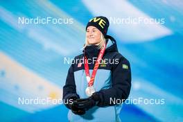 09.02.2022, Beijing, China (CHN): Maja Dahlqvist (SWE) - XXIV. Olympic Winter Games Beijing 2022, cross-country, medals, Beijing (CHN). www.nordicfocus.com. © Modica/NordicFocus. Every downloaded picture is fee-liable.