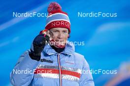 11.02.2022, Beijing, China (CHN): Johannes Hoesflot Klaebo (NOR) - XXIV. Olympic Winter Games Beijing 2022, cross-country, medals, Beijing (CHN). www.nordicfocus.com. © Thibaut/NordicFocus. Every downloaded picture is fee-liable.