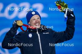 11.02.2022, Beijing, China (CHN): Iivo Niskanen (FIN) - XXIV. Olympic Winter Games Beijing 2022, cross-country, medals, Beijing (CHN). www.nordicfocus.com. © Thibaut/NordicFocus. Every downloaded picture is fee-liable.