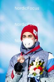 09.02.2022, Beijing, China (CHN): Alexander Terentev (ROC) - XXIV. Olympic Winter Games Beijing 2022, cross-country, medals, Beijing (CHN). www.nordicfocus.com. © Modica/NordicFocus. Every downloaded picture is fee-liable.