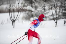 13.02.2022, Beijing, China (CHN): Roman Furger (SUI) - XXIV. Olympic Winter Games Beijing 2022, cross-country, 4x10km men, Beijing (CHN). www.nordicfocus.com. © Modica/NordicFocus. Every downloaded picture is fee-liable.
