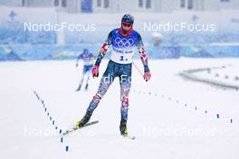 13.02.2022, Beijing, China (CHN): Johannes Hoesflot Klaebo (NOR) - XXIV. Olympic Winter Games Beijing 2022, cross-country, 4x10km men, Beijing (CHN). www.nordicfocus.com. © Modica/NordicFocus. Every downloaded picture is fee-liable.