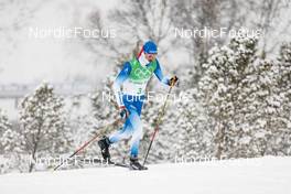 13.02.2022, Beijing, China (CHN): Hugo Lapalus (FRA) - XXIV. Olympic Winter Games Beijing 2022, cross-country, 4x10km men, Beijing (CHN). www.nordicfocus.com. © Modica/NordicFocus. Every downloaded picture is fee-liable.