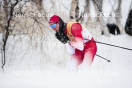 13.02.2022, Beijing, China (CHN): Candide Pralong (SUI) - XXIV. Olympic Winter Games Beijing 2022, cross-country, 4x10km men, Beijing (CHN). www.nordicfocus.com. © Modica/NordicFocus. Every downloaded picture is fee-liable.