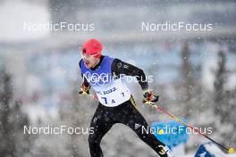 13.02.2022, Beijing, China (CHN): Lucas Boegl (GER) - XXIV. Olympic Winter Games Beijing 2022, cross-country, 4x10km men, Beijing (CHN). www.nordicfocus.com. © Modica/NordicFocus. Every downloaded picture is fee-liable.