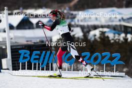 12.02.2022, Beijing, China (CHN): Dahria Beatty (CAN) - XXIV. Olympic Winter Games Beijing 2022, cross-country, 4x5km women, Beijing (CHN). www.nordicfocus.com. © Modica/NordicFocus. Every downloaded picture is fee-liable.