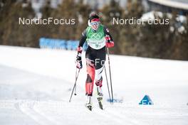 12.02.2022, Beijing, China (CHN): Dahria Beatty (CAN) - XXIV. Olympic Winter Games Beijing 2022, cross-country, 4x5km women, Beijing (CHN). www.nordicfocus.com. © Modica/NordicFocus. Every downloaded picture is fee-liable.