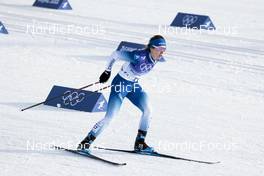 12.02.2022, Beijing, China (CHN): Melissa Gal (FRA) - XXIV. Olympic Winter Games Beijing 2022, cross-country, 4x5km women, Beijing (CHN). www.nordicfocus.com. © Modica/NordicFocus. Every downloaded picture is fee-liable.