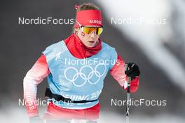 12.02.2022, Beijing, China (CHN): Laurien Van Der Graaff (SUI) - XXIV. Olympic Winter Games Beijing 2022, cross-country, 4x5km women, Beijing (CHN). www.nordicfocus.com. © Modica/NordicFocus. Every downloaded picture is fee-liable.