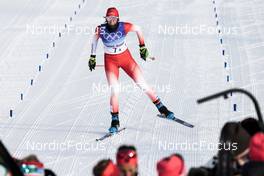 12.02.2022, Beijing, China (CHN): Alina Meier (SUI) - XXIV. Olympic Winter Games Beijing 2022, cross-country, 4x5km women, Beijing (CHN). www.nordicfocus.com. © Modica/NordicFocus. Every downloaded picture is fee-liable.