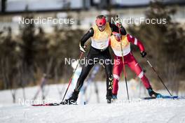 12.02.2022, Beijing, China (CHN): Victoria Carl (GER) - XXIV. Olympic Winter Games Beijing 2022, cross-country, 4x5km women, Beijing (CHN). www.nordicfocus.com. © Modica/NordicFocus. Every downloaded picture is fee-liable.