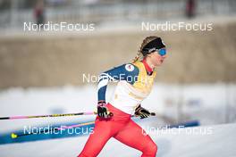 12.02.2022, Beijing, China (CHN): Katerina Janatova (CZE) - XXIV. Olympic Winter Games Beijing 2022, cross-country, 4x5km women, Beijing (CHN). www.nordicfocus.com. © Modica/NordicFocus. Every downloaded picture is fee-liable.