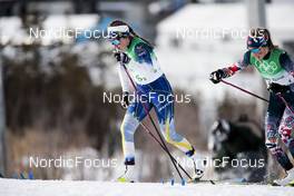 12.02.2022, Beijing, China (CHN): Ebba Andersson (SWE) - XXIV. Olympic Winter Games Beijing 2022, cross-country, 4x5km women, Beijing (CHN). www.nordicfocus.com. © Modica/NordicFocus. Every downloaded picture is fee-liable.