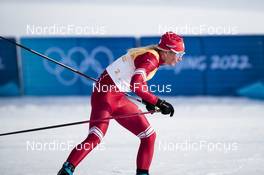 12.02.2022, Beijing, China (CHN): Tatiana Sorina (ROC) - XXIV. Olympic Winter Games Beijing 2022, cross-country, 4x5km women, Beijing (CHN). www.nordicfocus.com. © Modica/NordicFocus. Every downloaded picture is fee-liable.