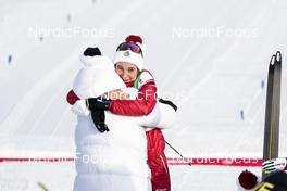 12.02.2022, Beijing, China (CHN): Natalia Nepryaeva (ROC) - XXIV. Olympic Winter Games Beijing 2022, cross-country, 4x5km women, Beijing (CHN). www.nordicfocus.com. © Modica/NordicFocus. Every downloaded picture is fee-liable.