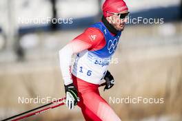 06.02.2022, Beijing, China (CHN): Jonas Baumann (SUI) - XXIV. Olympic Winter Games Beijing 2022, cross-country, skiathlon men, Beijing (CHN). www.nordicfocus.com. © Modica/NordicFocus. Every downloaded picture is fee-liable.