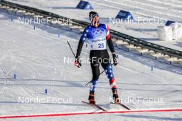 06.02.2022, Beijing, China (CHN): Gus Schumacher (USA) - XXIV. Olympic Winter Games Beijing 2022, cross-country, skiathlon men, Beijing (CHN). www.nordicfocus.com. © Modica/NordicFocus. Every downloaded picture is fee-liable.