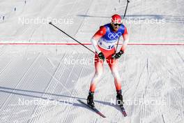 05.02.2022, Beijing, China (CHN): Jonas Baumann (SUI) - XXIV. Olympic Winter Games Beijing 2022, cross-country, skiathlon men, Beijing (CHN). www.nordicfocus.com. © Modica/NordicFocus. Every downloaded picture is fee-liable.