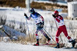 06.02.2022, Beijing, China (CHN): Paal Golberg (NOR), Artem Maltsev (ROC), (l-r)  - XXIV. Olympic Winter Games Beijing 2022, cross-country, skiathlon men, Beijing (CHN). www.nordicfocus.com. © Modica/NordicFocus. Every downloaded picture is fee-liable.