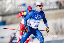 06.02.2022, Beijing, China (CHN): Snorri Eythor Einarsson (ISL) - XXIV. Olympic Winter Games Beijing 2022, cross-country, skiathlon men, Beijing (CHN). www.nordicfocus.com. © Modica/NordicFocus. Every downloaded picture is fee-liable.