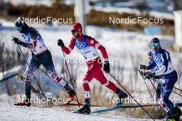 06.02.2022, Beijing, China (CHN): Paal Golberg (NOR), Artem Maltsev (ROC), (l-r)  - XXIV. Olympic Winter Games Beijing 2022, cross-country, skiathlon men, Beijing (CHN). www.nordicfocus.com. © Modica/NordicFocus. Every downloaded picture is fee-liable.