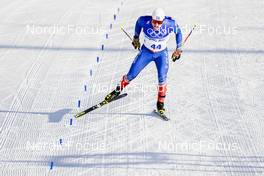 06.02.2022, Beijing, China (CHN): Snorri Eythor Einarsson (ISL) - XXIV. Olympic Winter Games Beijing 2022, cross-country, skiathlon men, Beijing (CHN). www.nordicfocus.com. © Modica/NordicFocus. Every downloaded picture is fee-liable.