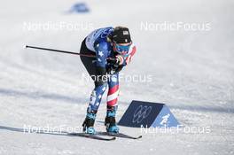 05.02.2022, Beijing, China (CHN): Jessie Diggins (USA) - XXIV. Olympic Winter Games Beijing 2022, cross-country, skiathlon women, Beijing (CHN). www.nordicfocus.com. © Modica/NordicFocus. Every downloaded picture is fee-liable.
