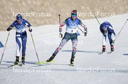 05.02.2022, Beijing, China (CHN): Therese Johaug (NOR), Kerttu Niskanen (FIN), (l-r)  - XXIV. Olympic Winter Games Beijing 2022, cross-country, skiathlon women, Beijing (CHN). www.nordicfocus.com. © Modica/NordicFocus. Every downloaded picture is fee-liable.