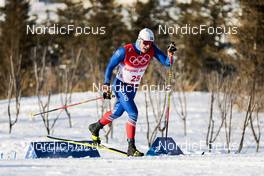 16.02.2022, Beijing, China (CHN): Snorri Eythor Einarsson (ISL) - XXIV. Olympic Winter Games Beijing 2022, cross-country, team sprint, Beijing (CHN). www.nordicfocus.com. © Modica/NordicFocus. Every downloaded picture is fee-liable.