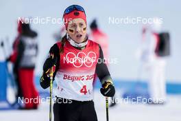 16.02.2022, Beijing, China (CHN): Katharina Hennig (GER) - XXIV. Olympic Winter Games Beijing 2022, cross-country, team sprint, Beijing (CHN). www.nordicfocus.com. © Modica/NordicFocus. Every downloaded picture is fee-liable.
