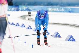 16.02.2022, Beijing, China (CHN): Federico Pellegrino (ITA) - XXIV. Olympic Winter Games Beijing 2022, cross-country, team sprint, Beijing (CHN). www.nordicfocus.com. © Modica/NordicFocus. Every downloaded picture is fee-liable.