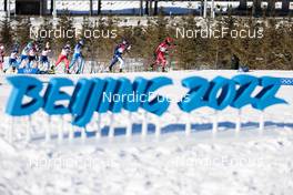 16.02.2022, Beijing, China (CHN): Yulia Stupak (RUS), Kerttu Niskanen (FIN), Katerina Janatova (CZE), Caterina Ganz (ITA), (l-r)  - XXIV. Olympic Winter Games Beijing 2022, cross-country, team sprint, Beijing (CHN). www.nordicfocus.com. © Modica/NordicFocus. Every downloaded picture is fee-liable.
