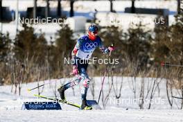 16.02.2022, Beijing, China (CHN): Johannes Hoesflot Klaebo (NOR) - XXIV. Olympic Winter Games Beijing 2022, cross-country, team sprint, Beijing (CHN). www.nordicfocus.com. © Modica/NordicFocus. Every downloaded picture is fee-liable.