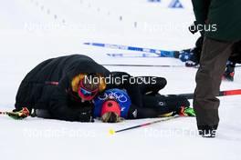 16.02.2022, Beijing, China (CHN): Victoria Carl (GER), Katharina Hennig (GER), (l-r)  - XXIV. Olympic Winter Games Beijing 2022, cross-country, team sprint, Beijing (CHN). www.nordicfocus.com. © Modica/NordicFocus. Every downloaded picture is fee-liable.
